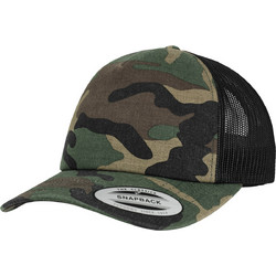 Flexfit FW17 Ανδρικό Καπέλο Jockey με Δίχτυ Snapback Υφασμάτινο Χακί 6606C-00459