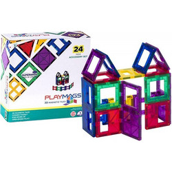 Playmags Magnetic Tiles 3D 24τμχ