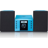 Lenco MC-013 Ηχοσύστημα Hi-Fi 2.0 4W με CD Player Blue