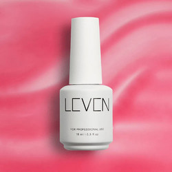Leven S014 Semi Pink Ημιμόνιμο Βερνίκι Νυχιών 15ml