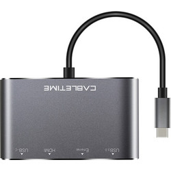 Cabletime CMHD41 USB-C Docking Station με HDMI 4K PD