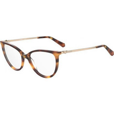 Love Moschino MOL588-05L Γυναικείος Σκελετός Γυαλιών Οράσεως Κοκάλινος Μεταλλικός Χρυσός Ταρταρούγα