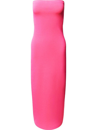 Ted Baker Midi Καλοκαιρινό Καθημερινό Φόρεμα Φούξια 276324