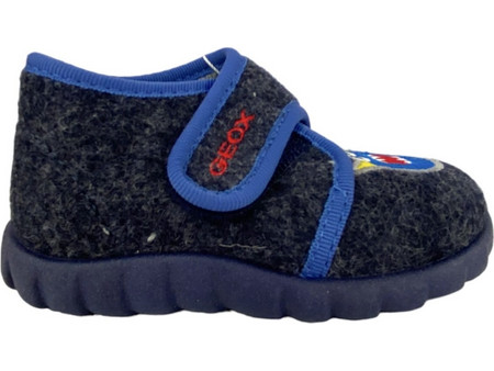 Geox Zyzie Χειμερινές Παιδικές Παντόφλες Μποτάκια για Αγόρια Navy Μπλε B3611A0NY11C4226