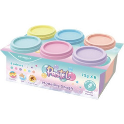 Keyroad Σετ Πλαστοζυμαράκια Pastel 6τμχ