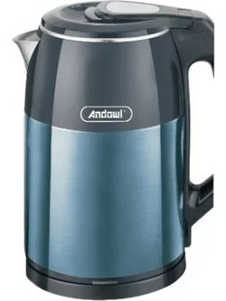 Andowl Q-RS200 Ανοξείδωτος Βραστήρας 2.3lt 1500W Μπλε
