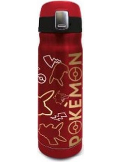 Stor Pokemon Thunderstruck Παιδικό Παγούρι Θερμός Ανοξείδωτο BPA Free Μπορντό 410ml
