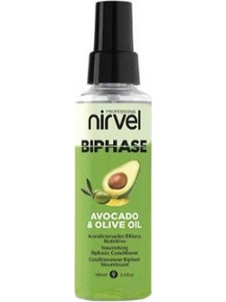 Nirvel Biphase Avocado & Olive Oil Leave In Conditioner Spray για Επανόρθωση 100ml