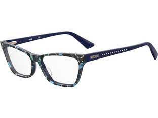 Moschino MOS581 EDC Γυναικείος Σκελετός Γυαλιών Οράσεως Κοκάλινος Μαύρος