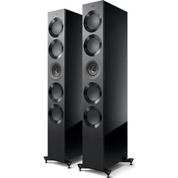 KEF Reference 5 Meta Ζεύγος Ηχείων Hi-Fi Δαπέδου 400W 3 Δρόμων Grey Black