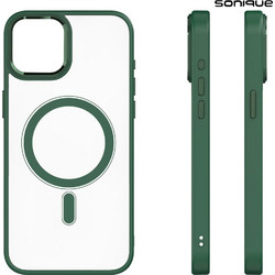 Sonique Magnetic Magmetal Back Cover Green (iPhone 12 Pro Max)