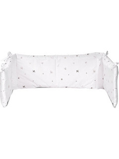 Lorelli Bunny Πάντα Κούνιας Λευκό Μπεζ 27x145cm