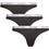 Calvin Klein Βαμβακερά Γυναικεία String Μαύρα 3Pack 000QD3587E-001