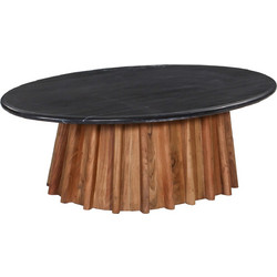 HomeMarkt Draxx Τραπεζάκι Σαλονιού Μ120xΠ70xΥ38cm HM9934