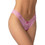 Milena By Paris Γυναικείο Sexy Brazil με Δαντέλα Ροζ 8391