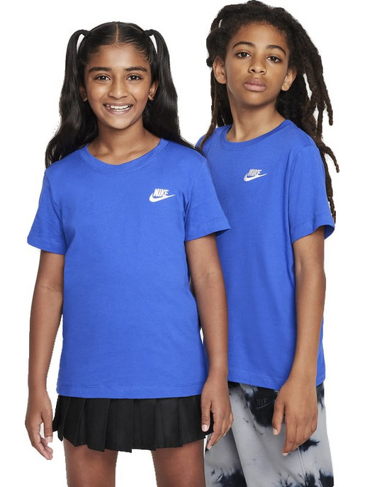Nike Παιδικό T-Shirt Κοντομάνικο Μπλε Μωβ FZ5177-480