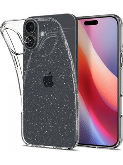 Spigen Liquid Crystal Glitter Back Cover Crystal Quartz (iPhone 16)