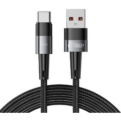 Tech-Protect ultraboost Braided USB-A to USB-C 66W 2m Black Grey 9490713934142