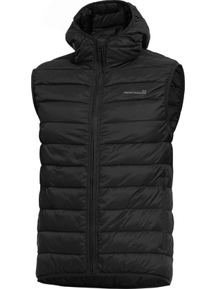 Pentagon Aurora Αμάνικο Ανδρικό Μπουφάν Puffer Μαύρο K04011