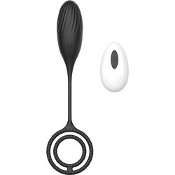 Mokko Toys Elia Egg Love Δονητής Egg για Ζευγάρια με Τηλεχειριστήριο Μαύρος