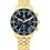 Tommy Hilfiger TH85 Ανδρικό Ρολόι Χρονογράφος με Χρυσό Μεταλλικό Μπρασελέ 1792158