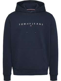 Tommy Jeans Ανδρικό Φούτερ με Κουκούλα & Τσέπες Navy Μπλε DM0DM20746-C1G