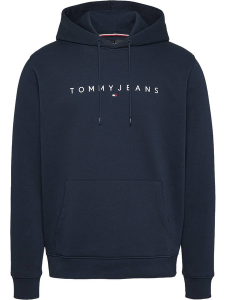 Tommy Jeans Ανδρικό Φούτερ με Κουκούλα & Τσέπες Navy Μπλε DM0DM20746-C1G