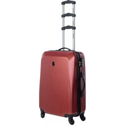 Iguana Asturia II Βαλίτσα Μεγάλη 78x54x28cm με 4 Ρόδες Κόκκινη