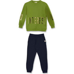 NEK Παιδικό Σετ Φόρμας Lime Navy Μπλε 162124