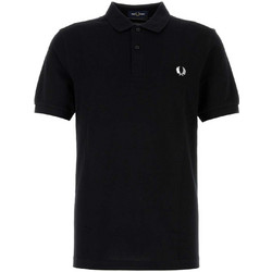 Fred Perry Ανδρική Μπλούζα Polo Κοντομάνικη Μαύρη M6000-350