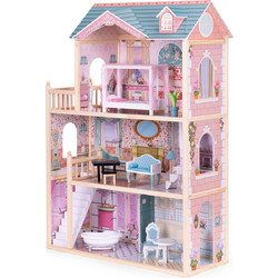 Ecotoys Κουκλόσπιτο με Έπιπλα 8106