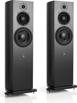 ATC SCM40 Ζεύγος Ηχείων Hi-Fi Δαπέδου 300W 2 Δρόμων Satin Black