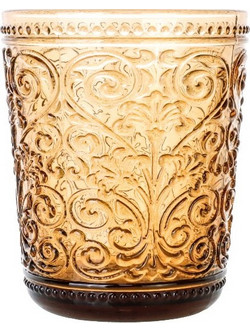 Cryspo Trio Ποτήρι Ουίσκι Γυάλινo Tiero Brown Καφέ 300ml 5290651