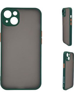 Sonique Color Button Bumper Dark Green (iPhone 14 Plus)
