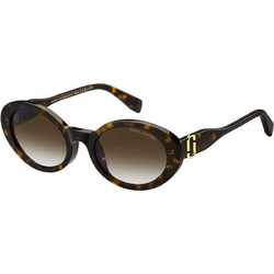 Marc Jacobs MARC792FS 086HA Γυναικεία Γυαλιά Ηλίου Οβάλ Κοκάλινα Ταρταρούγα με Καφέ Degradee Φακό