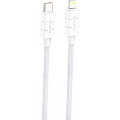 Foneng XS02 Braided USB-C to Lightning Cable 27W 1.2m White XS02C-IPWHITE