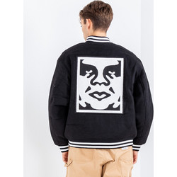 Obey Obey League Icon Ανδρικό Μπουφάν Χειμωνιάτικο Bomber Μαύρο 121800523-BLK
