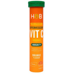 Holland & Barrett Vit C 1000mg Orange 20 Αναβράζοντα Δισκία