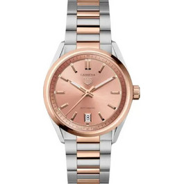 Tag Heuer Carrera Ανδρικό Ρολόι Αυτόματο με Ασημί Ροζ Χρυσό Μεταλλικό Μπρασελέ WBN2350.BD0000 Tag Heuer Carrera Ανδρικό Ρολόι Αυτόματο με Ασημί Ροζ Χρυσό Μεταλλικό Μπρασελέ WBN2350.BD0000
