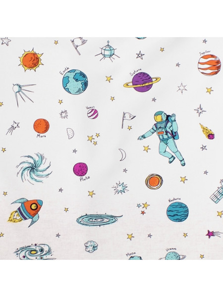 Dimcol Space 188 Πάνα Αγκαλιάς Χασέ Λευκή 80x80cm