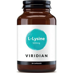 Viridian L-Lysine 500mg 30 Κάψουλες