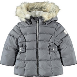 Name It Παιδικό Μπουφάν Χειμωνιάτικο Puffer Γκρι 13192479