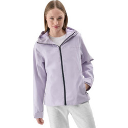 4F Γυναικείο Μπουφάν Softshell Μακρύ Αδιάβροχο Λιλά 4FWSS25TTJAF702-52S