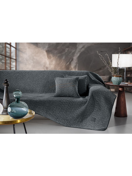 Guy Laroche Ριχτάρι Πολυθρόνας 170x150 Lama Anthracite