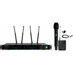 ZZiPP TXZZ720PTHT Σετ 2 Ασύρματα Μικρόφωνα Πέτου Χειρός