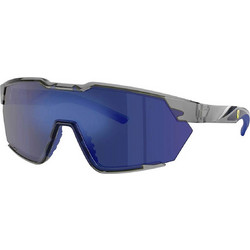 Ferrari FE6018U 52487 Ανδρικά Γυαλιά Ηλίου Μάσκα Κοκάλινα Γκρι με Μπλε Φακό