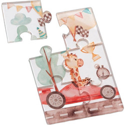 Parisis Μπομπονιέρα Βάπτισης Puzzle Καμηλοπάρδαλη από Plexiglass
