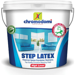 Chromodomi Step Latex Πλαστικό Χρώμα Εσωτερικού Χώρου Βάση D 3lt
