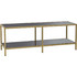 Hanah Home Έπιπλο Τηλεόρασης Γυάλινο N / A Μ130xΠ40xΥ45cm Basic 552NOS2359