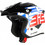 Acerbis Aria White Blue Red Κράνος Μηχανής Jet 1050gr